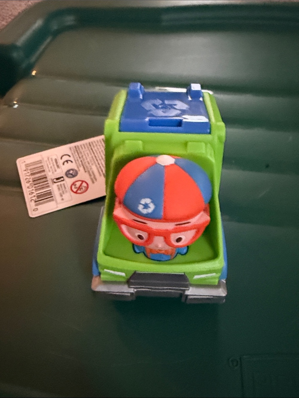 Blippi police car, garbage truck, excavator, helicopter X4